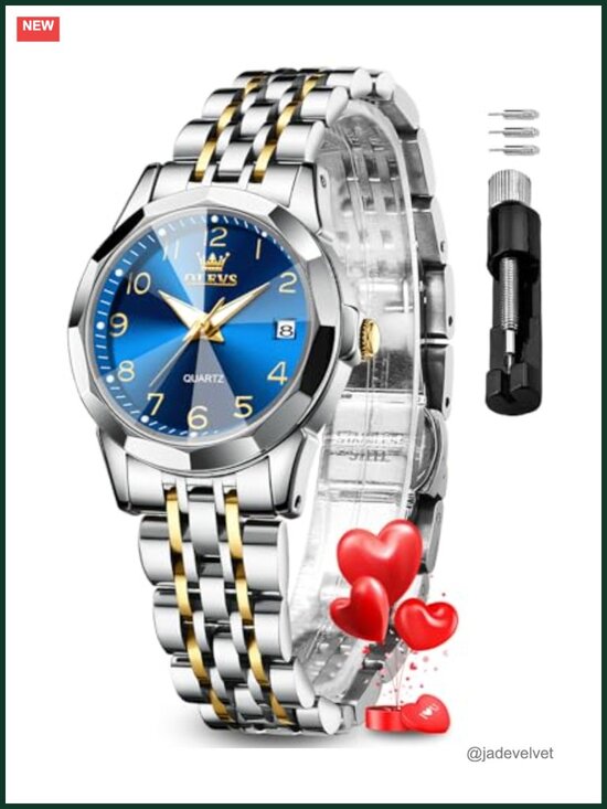 Women\'s Dress Watch Analog Quartz Stainless Steel Waterproof Luminous Day Date main image 6